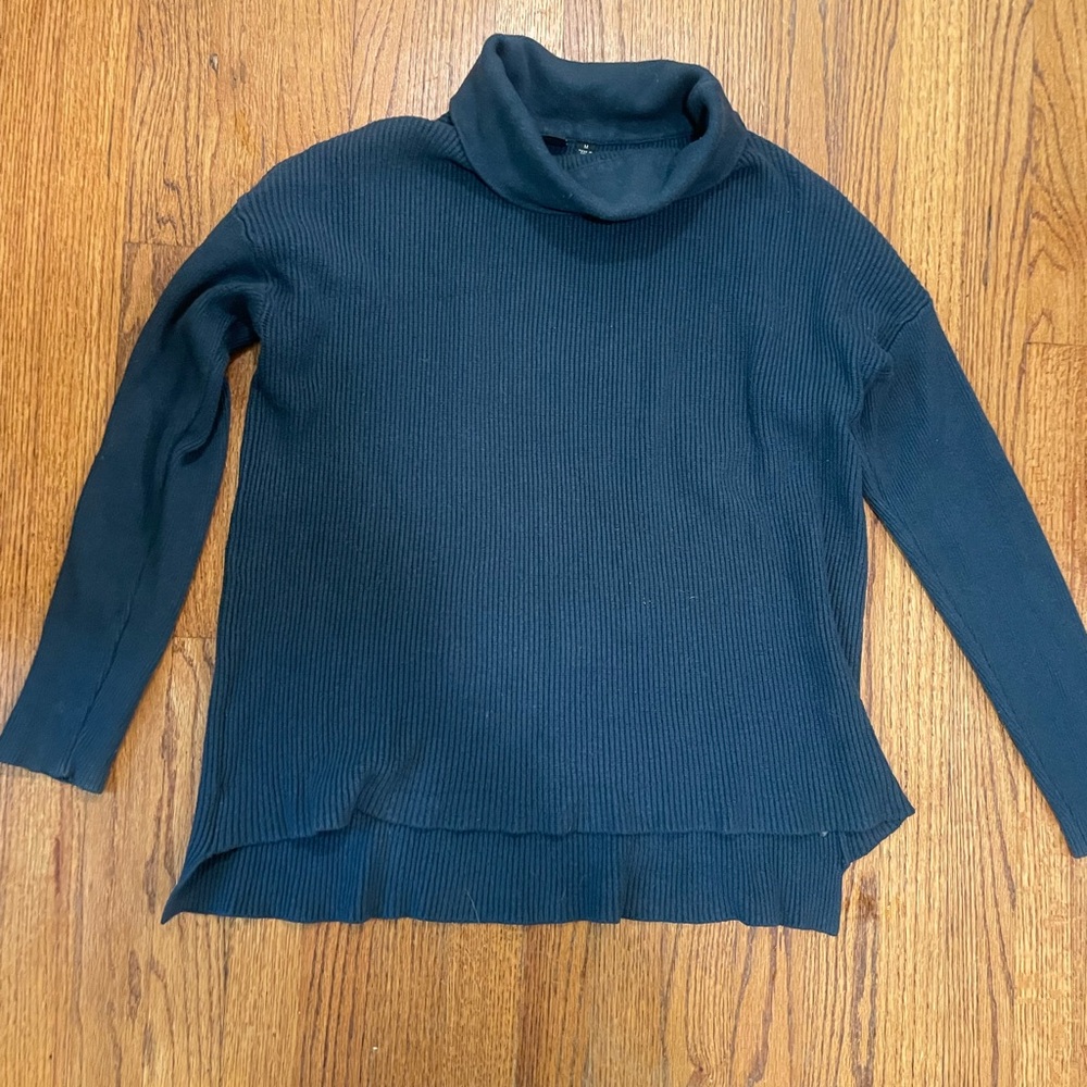 Cyrus Black Cowl Neck Sweater